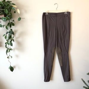 Kerrits equestrian horse riding legging pants brown XL